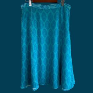 Vintage 1990s Jaclyn Smith CottageCore Boho Friends Midi Skirt